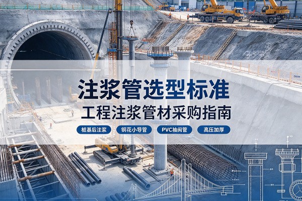 山南注浆管选型标准