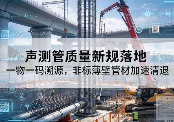 山南声测管质量新规落地，一物一码溯源，非标薄壁管材加速清退